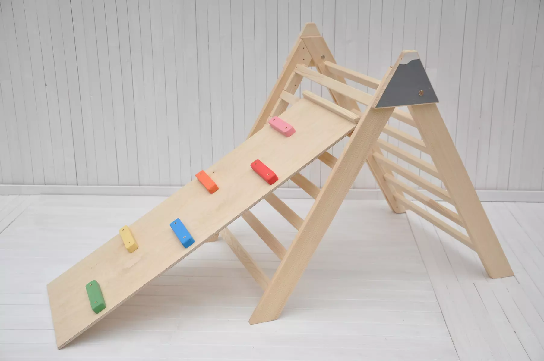 Jouet éducatif | Grand Grimpeur de Montagne Barin Toys triangle pikler