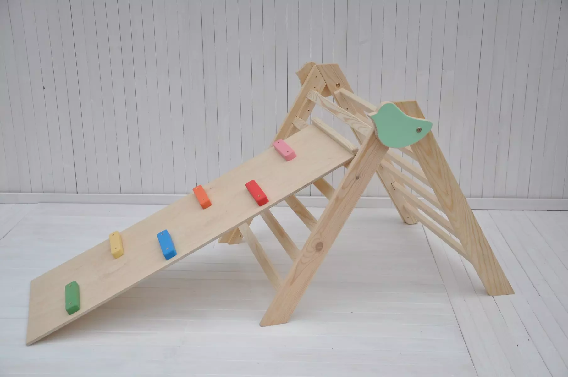 Jouet bebe 1 an | Le triangle de motricité Petit Oiseau